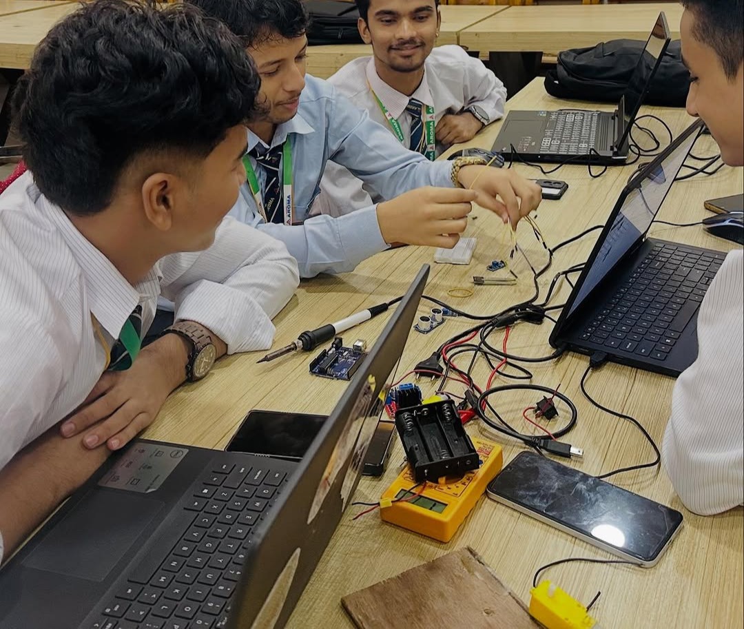 STEM Club members