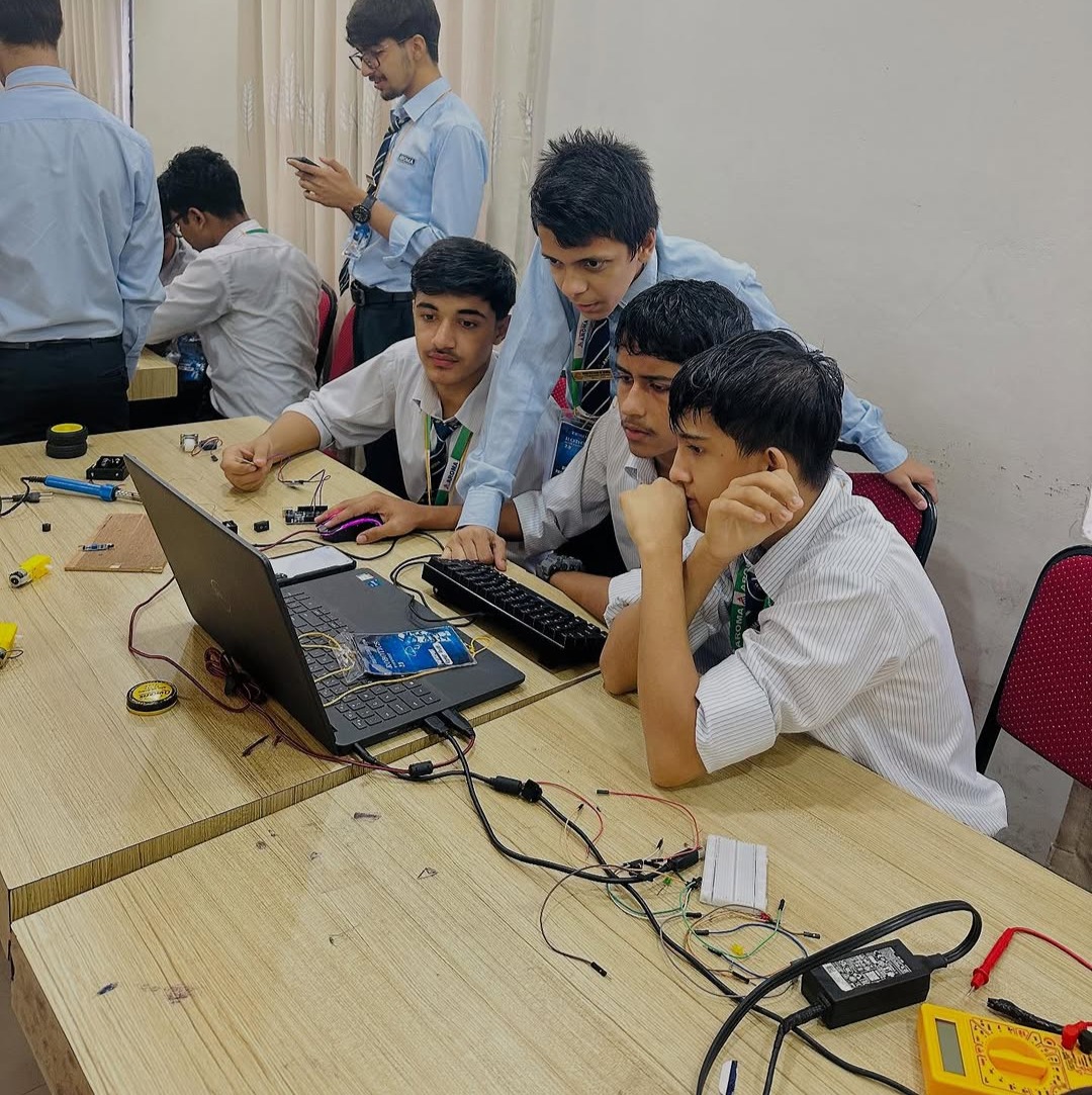 STEM Club members