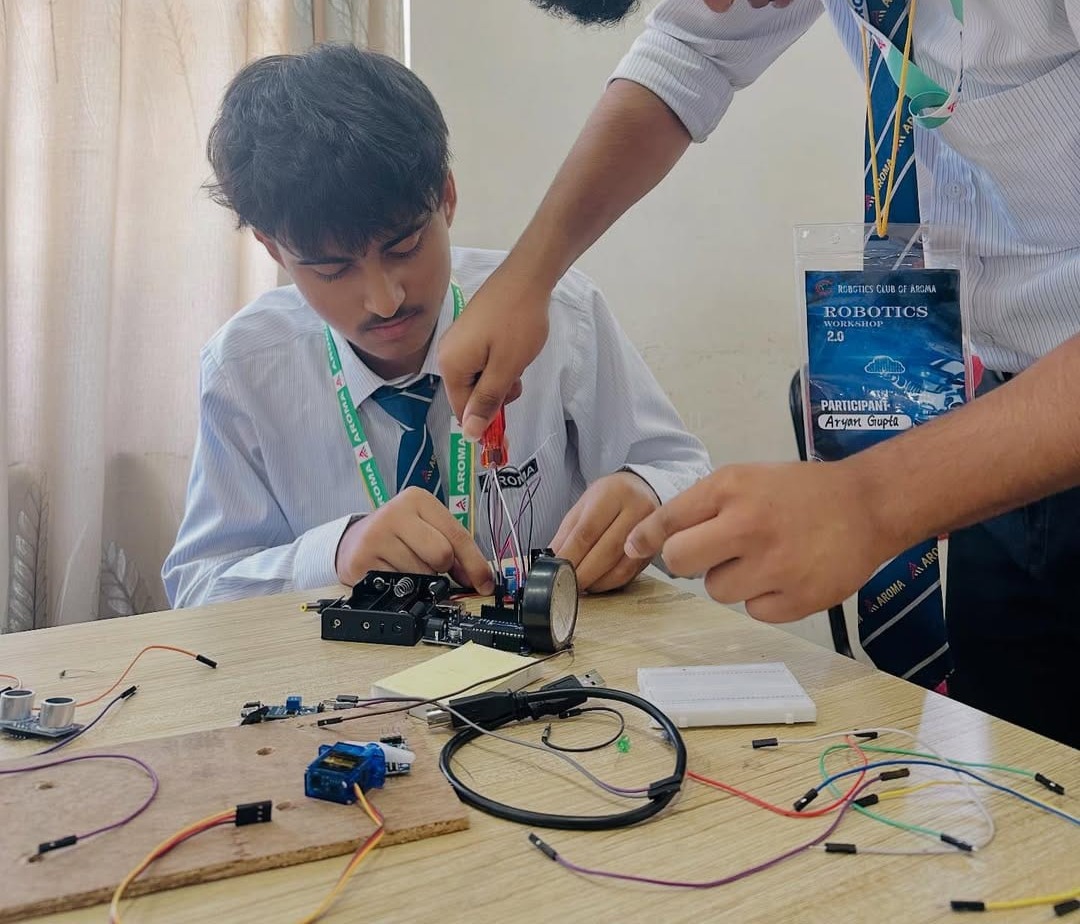 STEM Club members